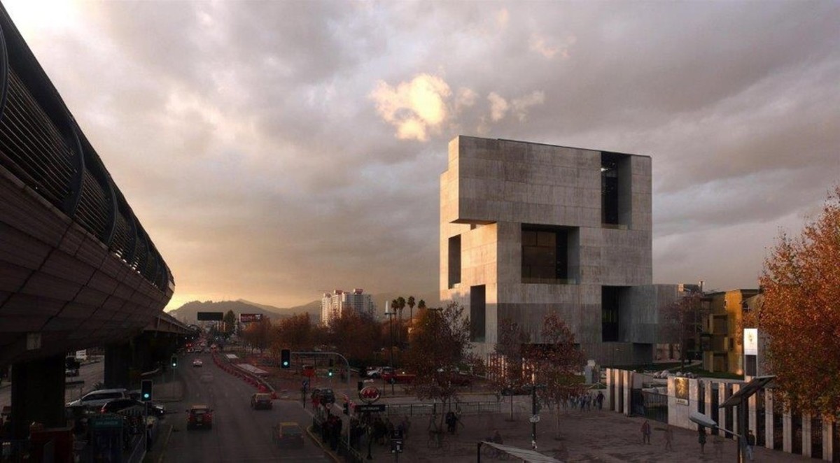 Centrum Innowacji Anacleto Angelini zrealizowane w 2014 roku, w Chile, według projektu Alejandro Aravena - laureata Nagrody Pritzkera 2016