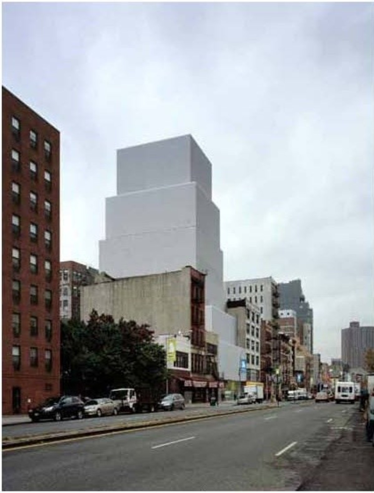 New Museum of Contemporary Art, Nowy Jork, Manhattan, zdj.: Hisao Suzuki, udostępnione przez SANAA