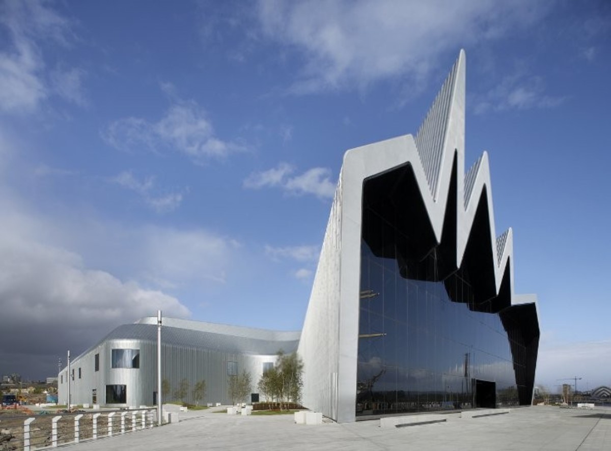 Muzeum Riverside – Szkockiego Muzeum Transportu w Glasgow w Szkocji. Autor.: Zaha Hadid Architects, fot.: Rheinzink