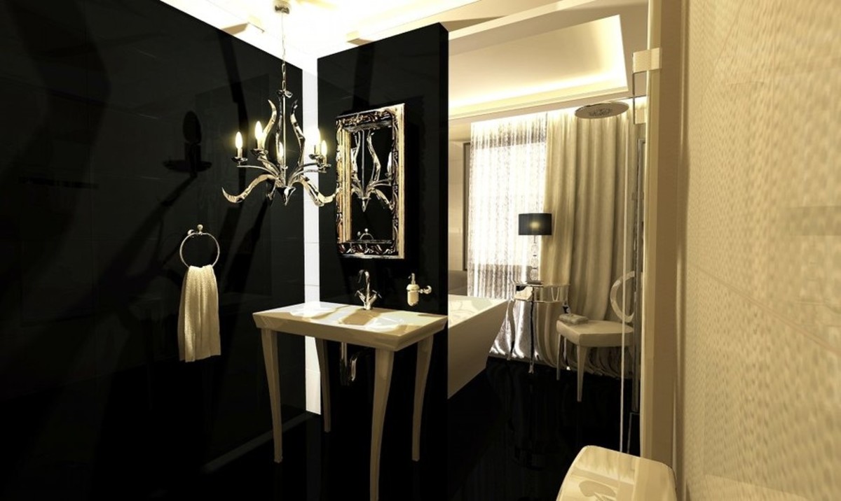 I miejsce w konkursie Excellent Design 2012 na projekt łazienki o powierzchni 8. metrów kwadratowych, autor projektu: Żaneta Galor  