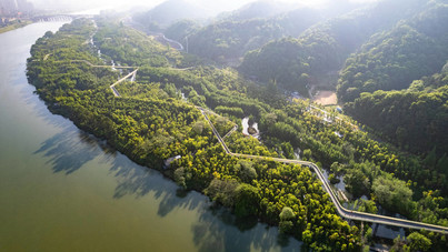 Ekologiczny Korytarz Rzeki Xinjiang | Autor projektu: Turenscape | ©Turenscape