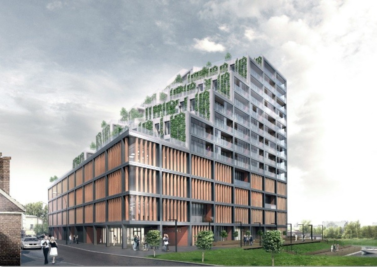 Apartamentowiec w Bydgoszczy, projekt: Nizio Design International