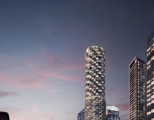 Zwycięzca w kategorii Budynki Wysokie - One Wood Wharf (Wielka Brytania) / arch.: Herzog and de Meuron dla Canary Wharf Group