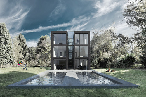 II miejsce w kategorii Dom Jednorodzinny, autor: Piotr Zalewski z Politechniki Warszawskie