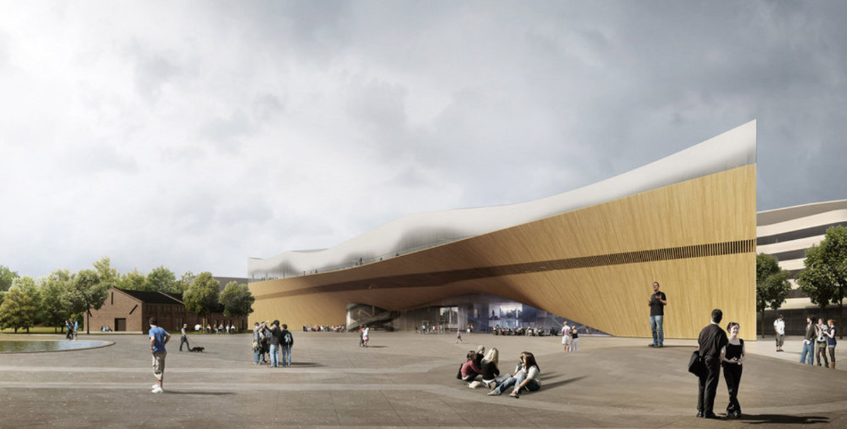 Biblioteka Główna w Helsinkach - zwycięski projekt konkursowy; autor projektu: pracownia architektoniczna ALA (Helsinki)