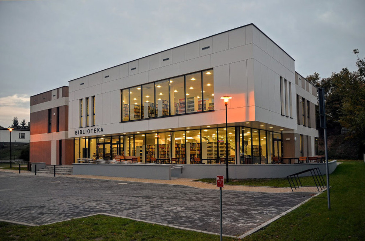 Biblioteka Publiczna w Świeciu; autor: JAGŁA ARCHITEKT; foto:Iwona GRABOWSKA