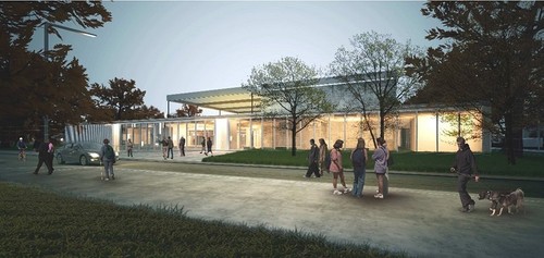 Centrum Kultury Nowe Żerniki - laureat konkursu architektonicznego, autorzy: pracownie ch+architekci i sofft