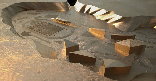 Centrum Sportowe Sadowa Góra w Jaworznie - zwycięski projekt konkursowy; autor: Mateusz Tański & Associates z Warszawy