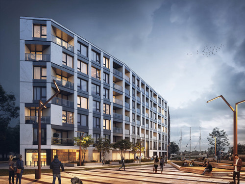 Inwestycja CHLEBOVA na styku Młodego i Starego Miasta Gdańsk, autor projektu: Roark Studio