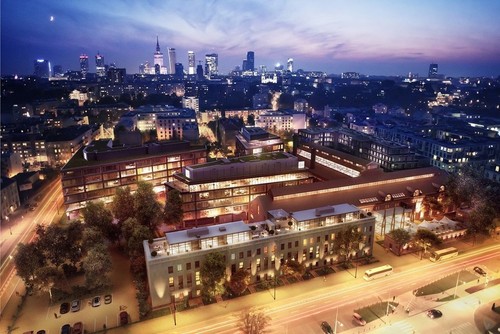 Copernicus Square - rewitalizacja terenu zabytkowej Elektrowni Powiśle, źródło: Hochtief Development Poland