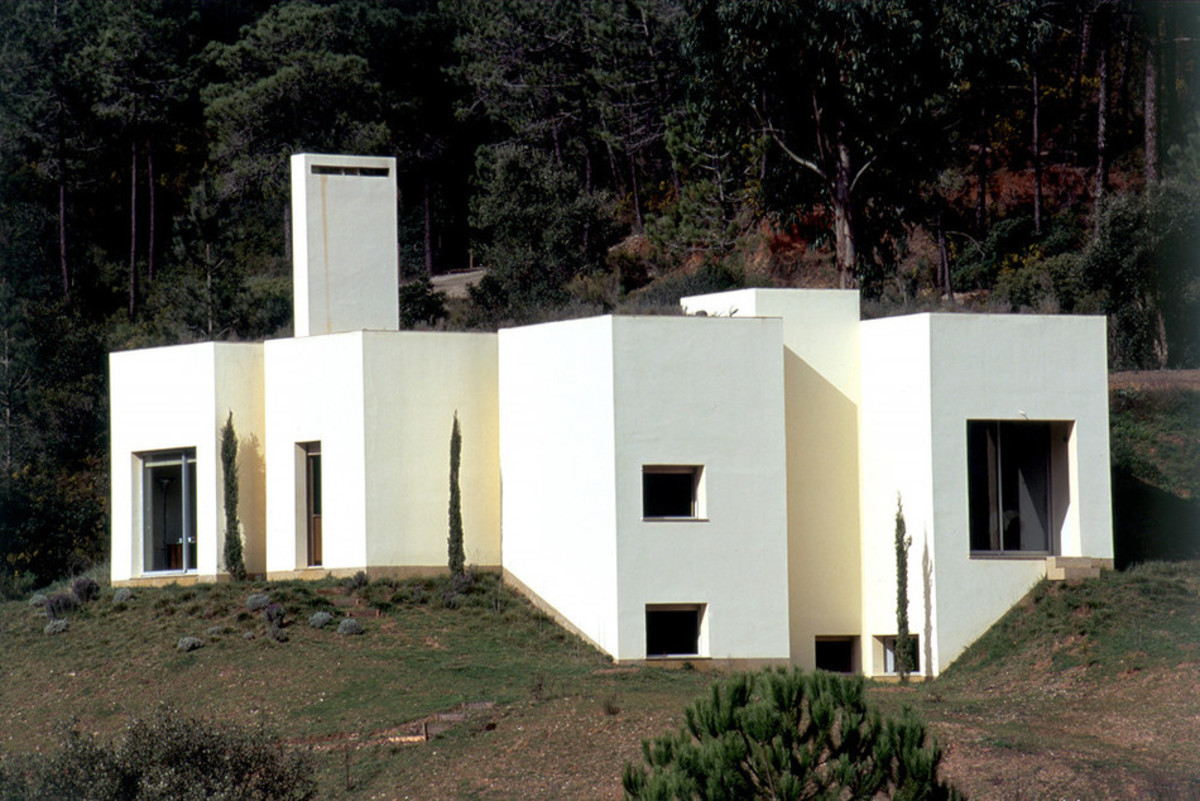 House in Serra da Arrábida, Portugalia, autor projektu: Eduardo Souto de Moura - laureata Nagrody Pritzkera 2011. fot.:Luis Ferreira Alves.
