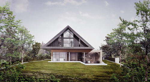 Małopolska Chata Podcieniowa - dom dla czeteroosobowej rodziny; projekt: BXBstudio Bogusław Barnaś