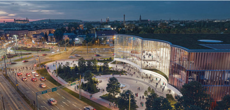 Nowa siedziba Filharmonii w Krakowie - zwycięzca konkursu: biuro projektowe K. Ingarden, J. Ewy Architekci sp. z o.o. z Krakowa | Materiały: Biuro Prasowe UMWM