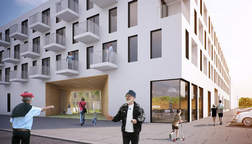 Now Żerniki we Wrocławiu, 1. miejsce w konkursie; autor: Major Architekci 