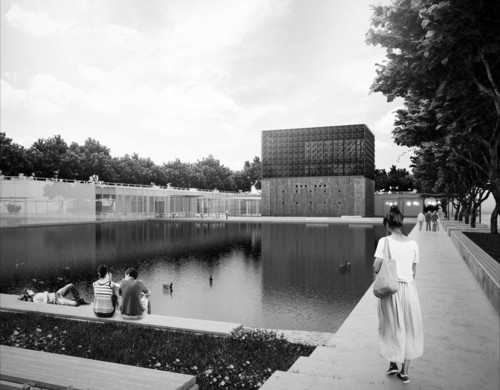 Projekt na Centrum Kultury Nowe Żerniki - II miejsce w konkursie, autor: Pracownia Architektury Głowacki