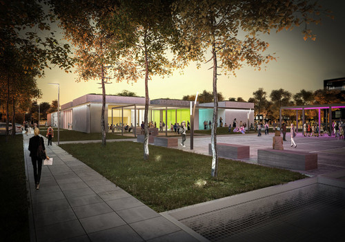 Centrum kultury Nowe Żerniki – wyróżnienie w konkursie, autor projektu: R132 Architekci