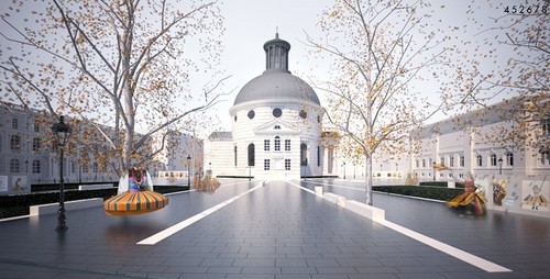 Modernizacja Placu Małachowskiego w Warszawie - wyróżnienie równorzędne dla Michał Bernasik Architekt