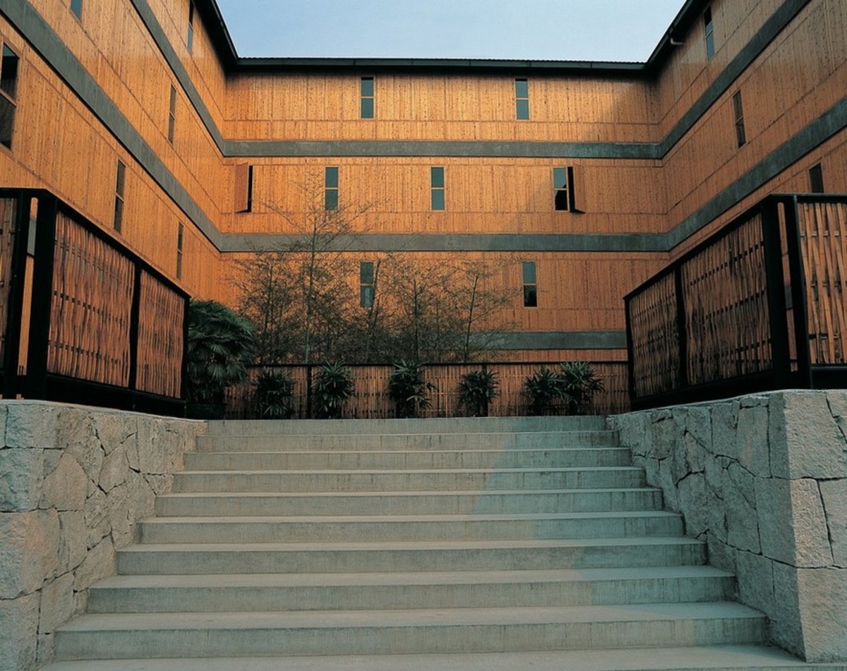Kampus Xiangshan Chińskiej Akademii Sztuki w Hangzhou w Chinach. I etap projektu autorstwa laureata agrody Pritzkera 2012 - Wang Shu, fot.: Lu Wenyu