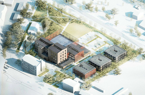 Akademia Sztukmistrzów w Lublinie - projekt dyplomowy Mateusza Polaszka i Łukasza Polaszka (Politechnika Lubelska)