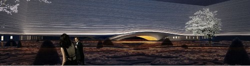 Zwycięski projekt konkursowy na Centrum Sinfonia Varsovia - Atelier Thomas Pucher ZT Gmbh, Graz, Austria