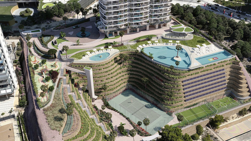 TM Tower by TM Grupo Inmobiliario w Benidormie, Hiszpania