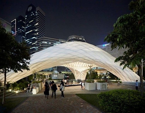 ZCB Pawilon Bambusowy - Mały Projekt Roku wg. Światowego Festiwalu Architektury, Berlin 2016