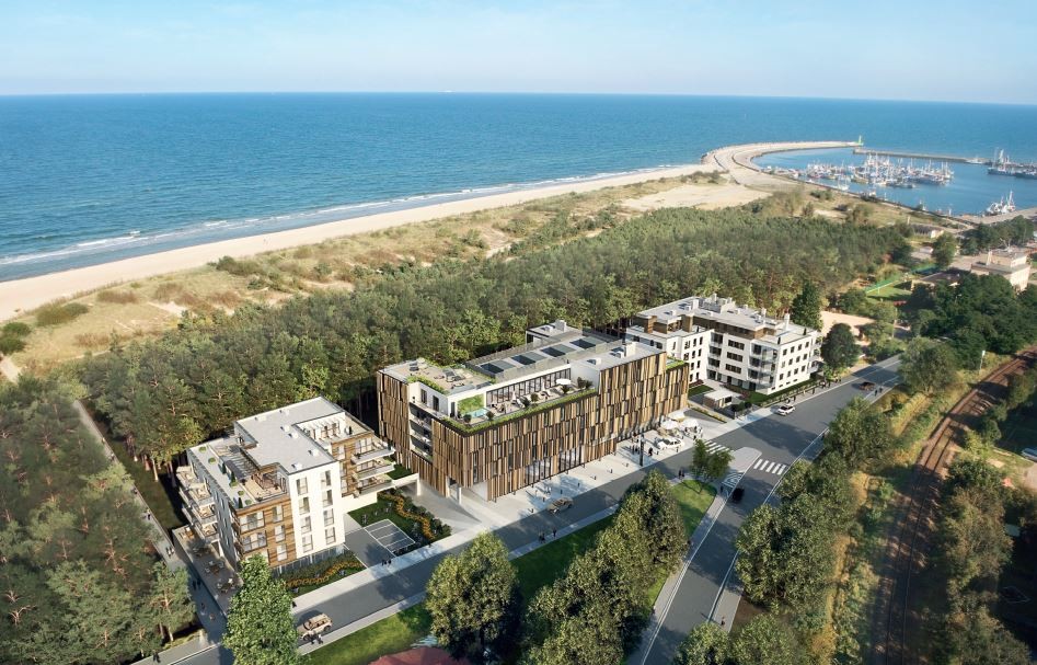 Hotel, wraz z dwoma budynkami apartamentowymi wejdzie w skład kompleksu Gwiazda Morza.