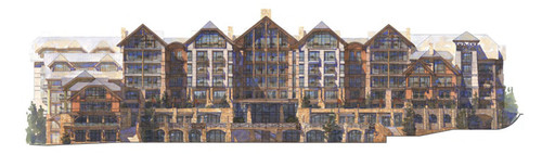 Elewacja frontowa rezydencji Solaris; autorzy projektu: Barnes Coy Architects