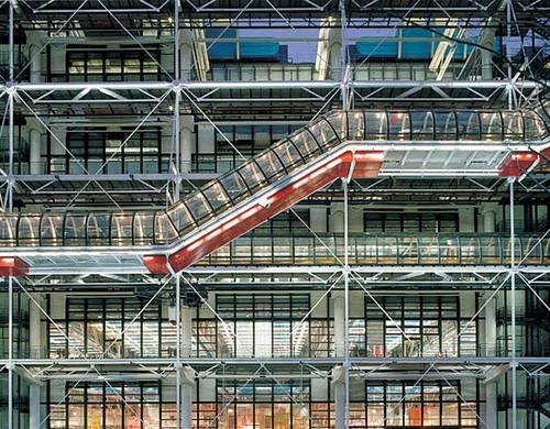 The Georges Pompidou, źródło: Renzo Piano Building Workshop