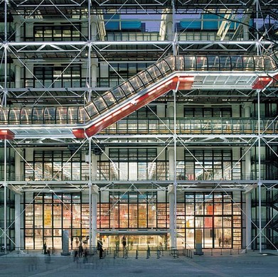 The Georges Pompidou, źródło: Renzo Piano Building Workshop