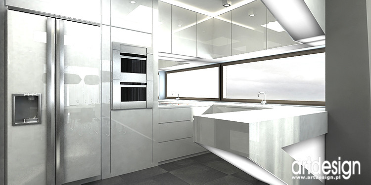 projektowanie wnętrza salonu z kuchni