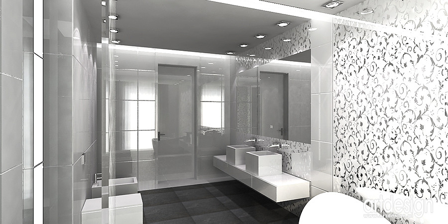 projekty wnetrz  luksusowej łazienki