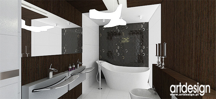 designerskie wnętrze łazienki