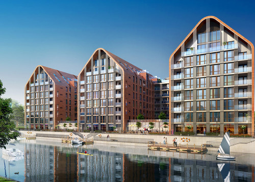 Apartamentowiec w Gdańsku. Autor proiejktu: KIPP Projekt