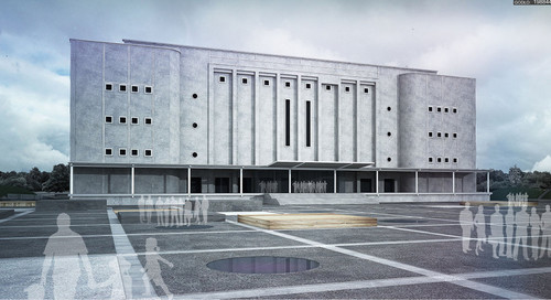 Białostocka Chłodnia - II nagroda w konkursie studenckim na projekt koncepcyjny rewitalizacji chłodni; autorzy projektu: Beata Demczuk, Magdalena Szpyruk z Wydziału Architektury Politechniki Białostockiej