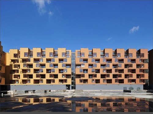 Dom wielorodzinny we Wrocławiu - laureat Brick Award Polska 2013 w kategorii Dom wielorodzinny; autor projektu: Biuro Projektów Lewicki Łatak 6