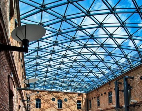 Dziedziniec / Muzeum Armii Krajowej w Krakowie - laureat Brick Award Polska 2013 w kategorii Renowacja/Adaptacja/Przebudowa/ Rekonstrukcja, autor projektu: AiR Jurkowscy - Architekci, fot.: Wojciech Dziedzic 