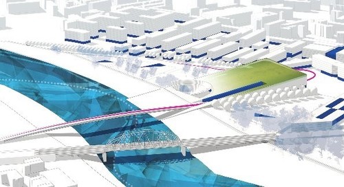 I nagroda w konkursie na opracowanie ideowo-studialnej koncepcji urbanistyczno-architektonicznej Centrum Muzyki w Krakowie. Autorzy projektu: Wojciech Chmielowiec, Bartłomiej Gowin, Krzysztof Siuta, Tomasz Janus, Karolina Czech