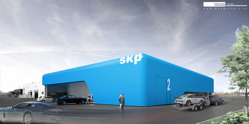 Projekt zajął II miejsce w konkursie na na opracowanie koncepcji architektonicznej budynku Centrum Serwisowego w Tychach. Autorem projektu jest MAAG Studio projektowe.