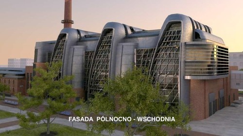 EC-1-Wschód - fasada północno-wschodnia, źródło: EC1 Łódź – Miasto Kultury