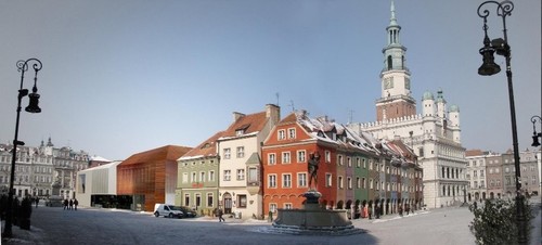 II miejsce w Konkursie na opracowanie projektu architektonicznego przebudowy i rozbudowy budynków Galerii Miejskiej „Arsenał” i Wielkopolskiego Muzeum Wojskowego wraz z pasażem w Poznaniu. Autor: NUA Studio Szymon Gic (Poznań).