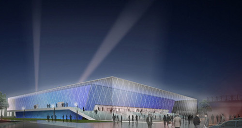 III miejsce w konkursie na koncepcję urbanistyczno-architektoniczną Hali TS Wisła, autor: Major Architekci 