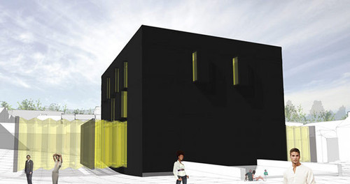 Teatr XXI wieku - wyróżnienie w konkursie Membrana w kreowaniu przestrzeni, autorzy: Michał Rogowski