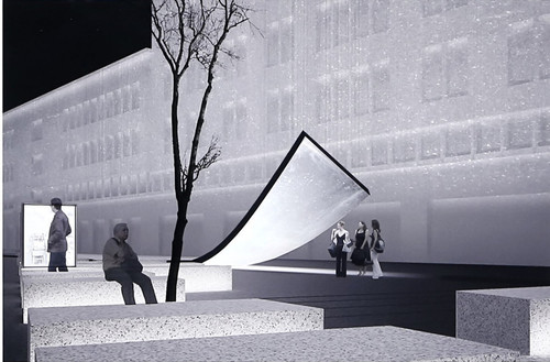 I nagroda w konkursie na projekt Momeriału Wolnego Słowa. Autorzy projektu: Katarzyna Brońska, Mikołaj Iwańczuk oraz Michał Kempiński