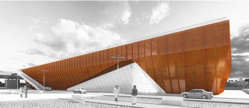 I nagroda w konkursie na projekt koncepcyjny Muzeum Morskiego - Centrum Nauki w Szczecinie Płaskowicki & Partnerzy Architekci (Warszawa)