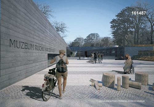 Projekt, który zwyciężył w konkursie na projekt Muzeum Ruchu Harcerskiego. Autor projektu