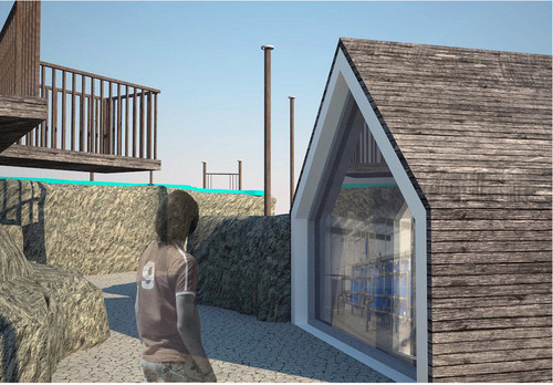 Odrarium - wizualizacja. I miejsce w konkursie architektonicznym - Creoproject - Projektowanie i Realizacja Inwestycji Architektoniczno-Budowlanych,  Bartosz Michał Żmuda z Wrocławia