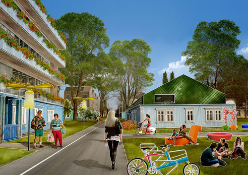 Osiedle Przyjaźń 2.0 - projekt pracowni BUDCUD