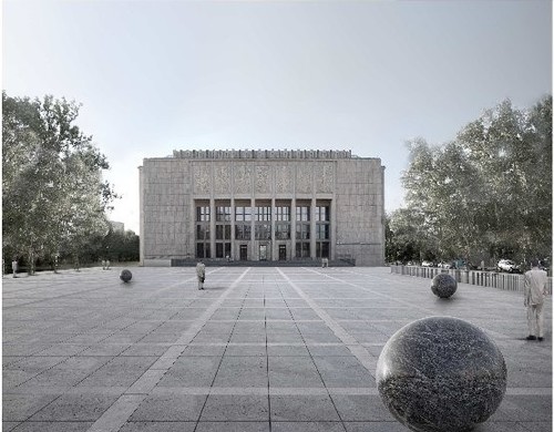 III miejsce w konkursie studialnym na opracowanie koncepcji urbanistyczno-architektonicznej zagospodarowania placu przed Muzeum Narodowym w Krakowie, wraz z projektem zagospodarowania otoczenia placu. Autorzy projektu: Bartłomiej Pyrzyk, Jakub Turbasa i Wojciech Zagórski.