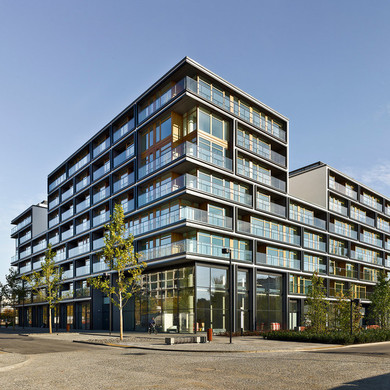 19. Dzielnica w Warszawie. Autorzy: JEMS Architekci - projekt nominowany do Nagrody Mies van der Rohe 2013; fot.: Juliusz Sokołowski